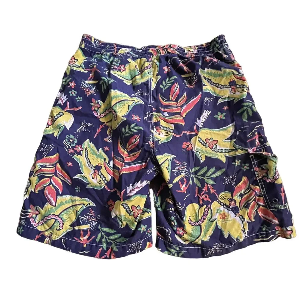 Vintage Polo Ralph Lauren Swim Shorts Trunks‎ Aloha Surfer Mens XL EUC